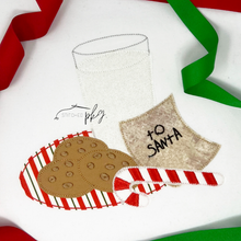 Load image into Gallery viewer, Santa Letter Milk and Cookies Applique
