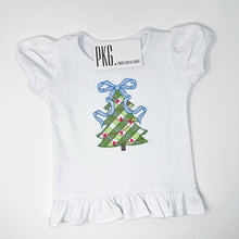 Load image into Gallery viewer, Gingham Christmas Tree Embroidery
