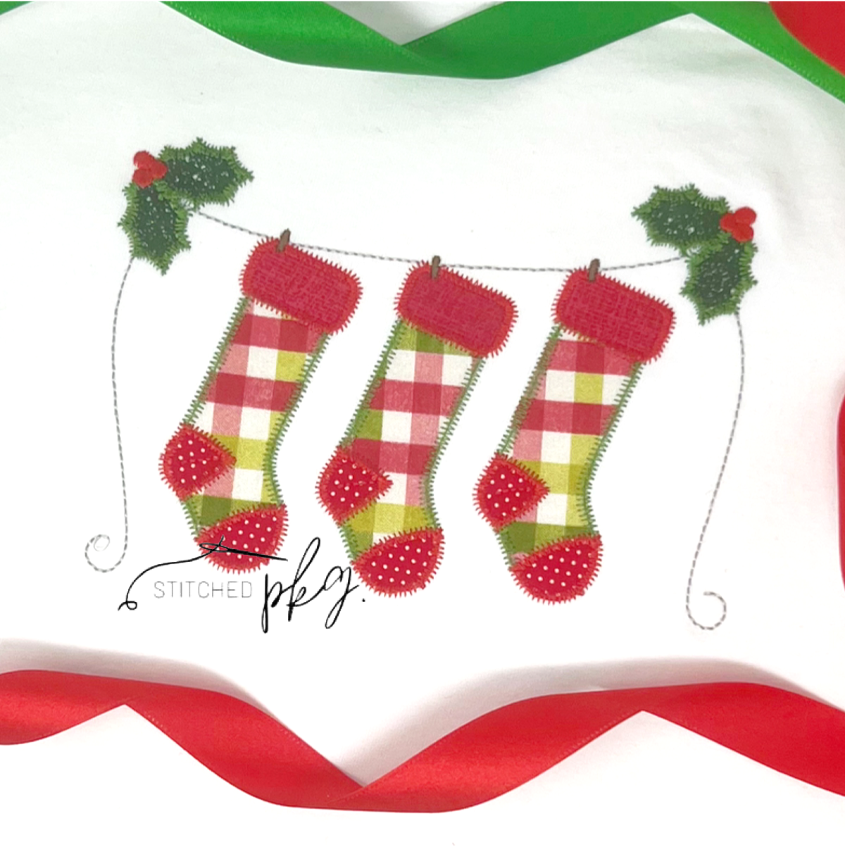 Hanging Stocking Trio Applique