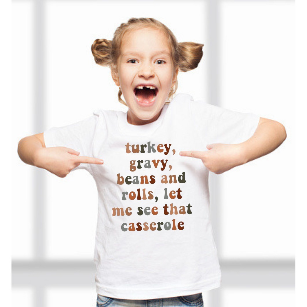 Turkey Gravy Beans Roll Let Me See That Casserole Classic Tee
