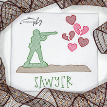 Load image into Gallery viewer, Valentine Soldier Embroidery
