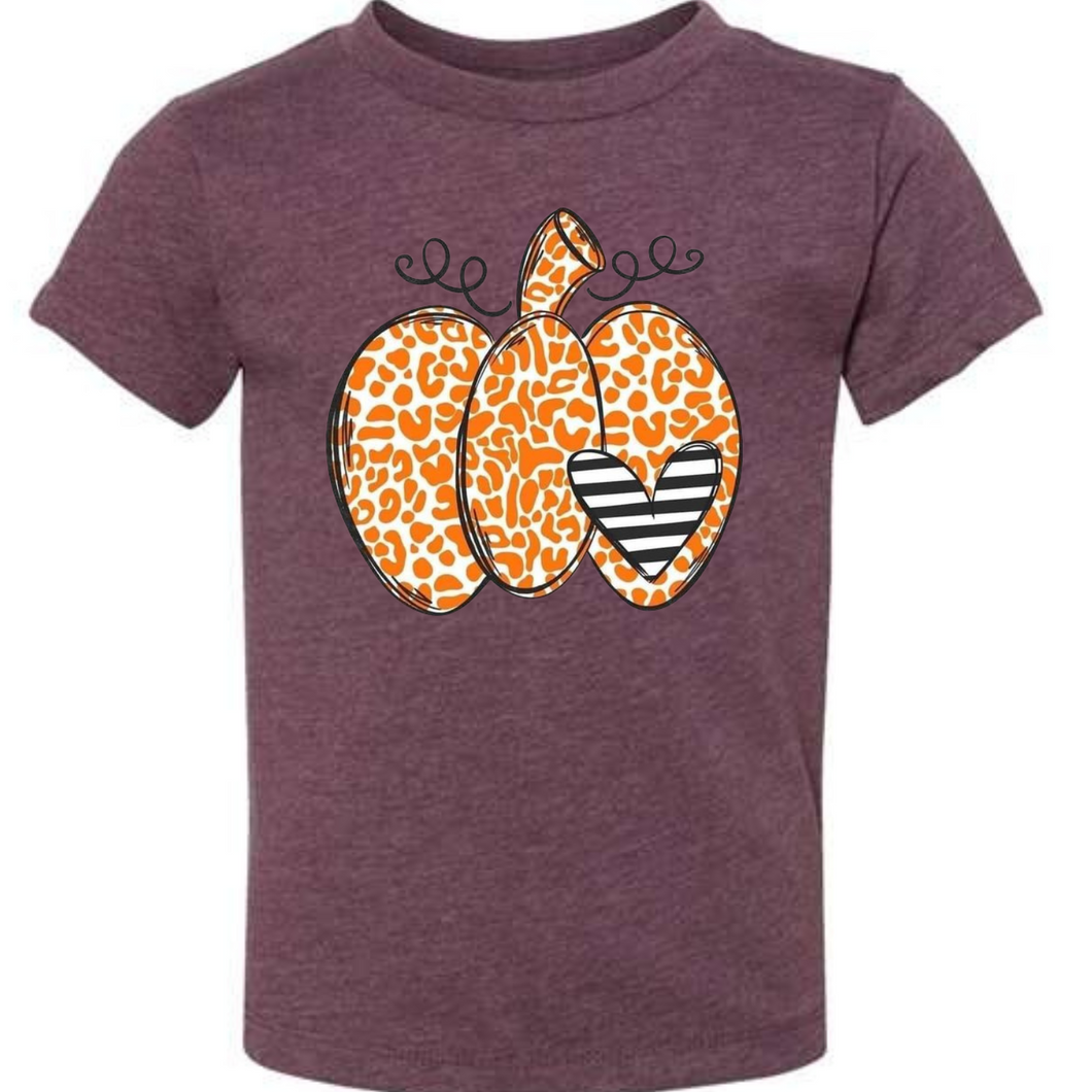 Leopard Pumpkin Toddler Graphic Tee