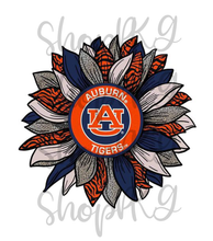 Load image into Gallery viewer, Auburn Tigers Sunflower
