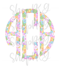Load image into Gallery viewer, Candy Hearts Monogram
