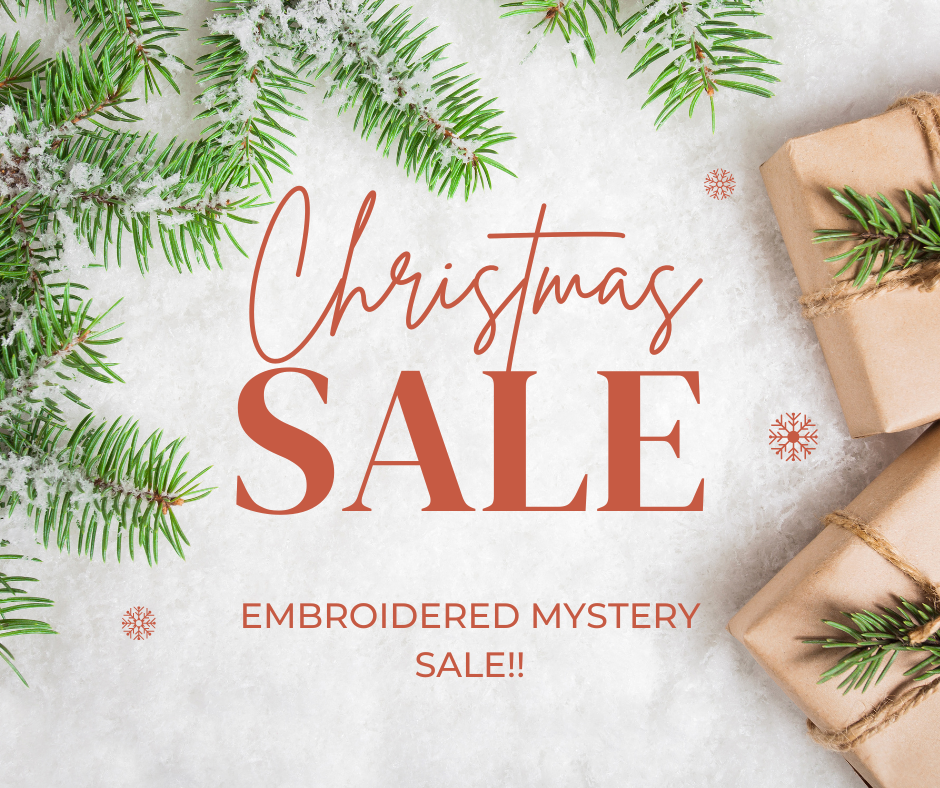 Embroidered Mystery ITEM Sale