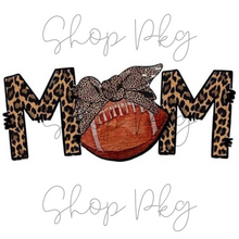 Load image into Gallery viewer, Football Mom with Bow
