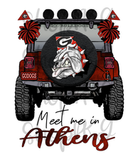 Load image into Gallery viewer, Georgia Bulldogs Jeep
