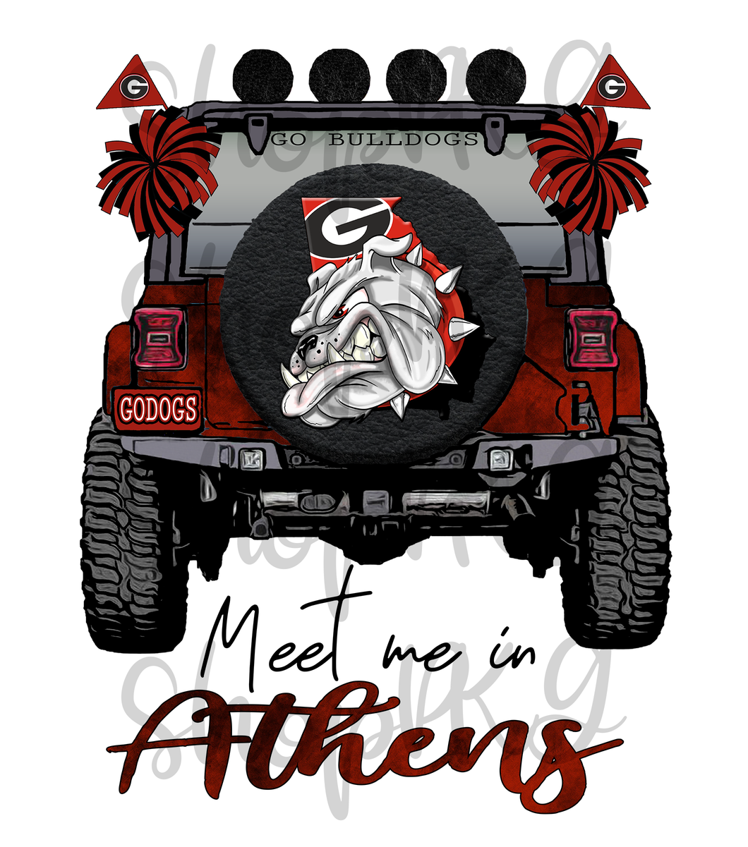 Georgia Bulldogs Jeep