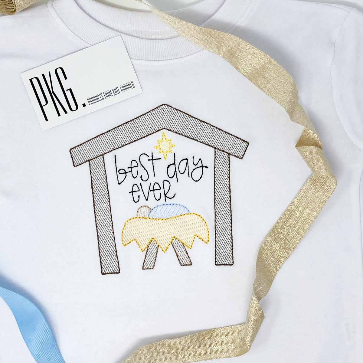 Manger Scene Embroidery