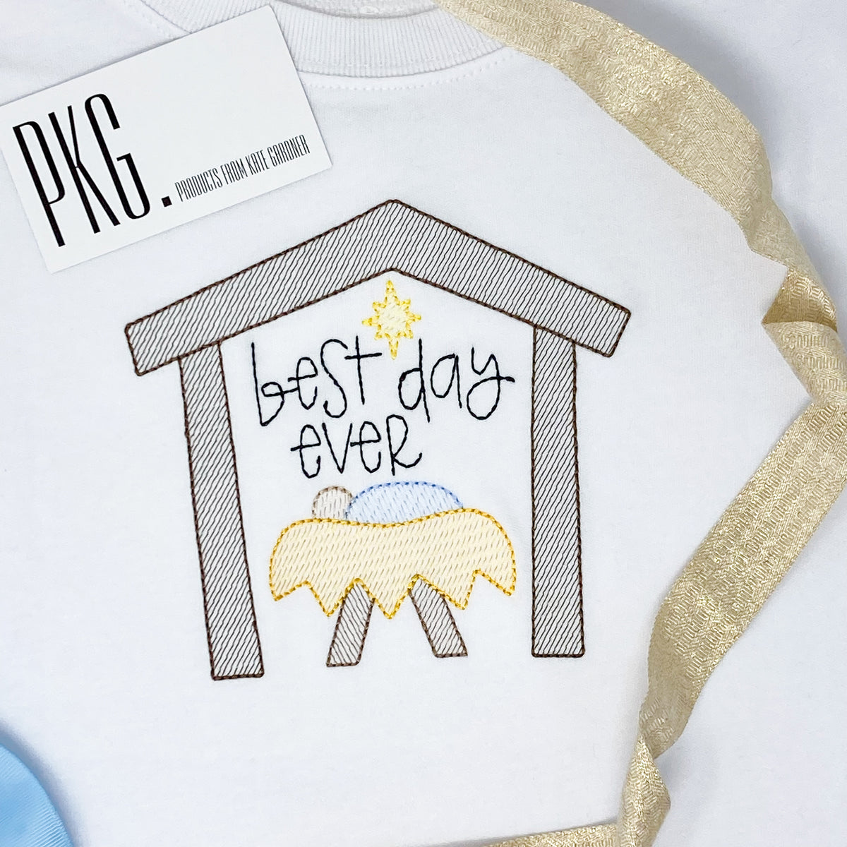 Manger Scene Embroidery