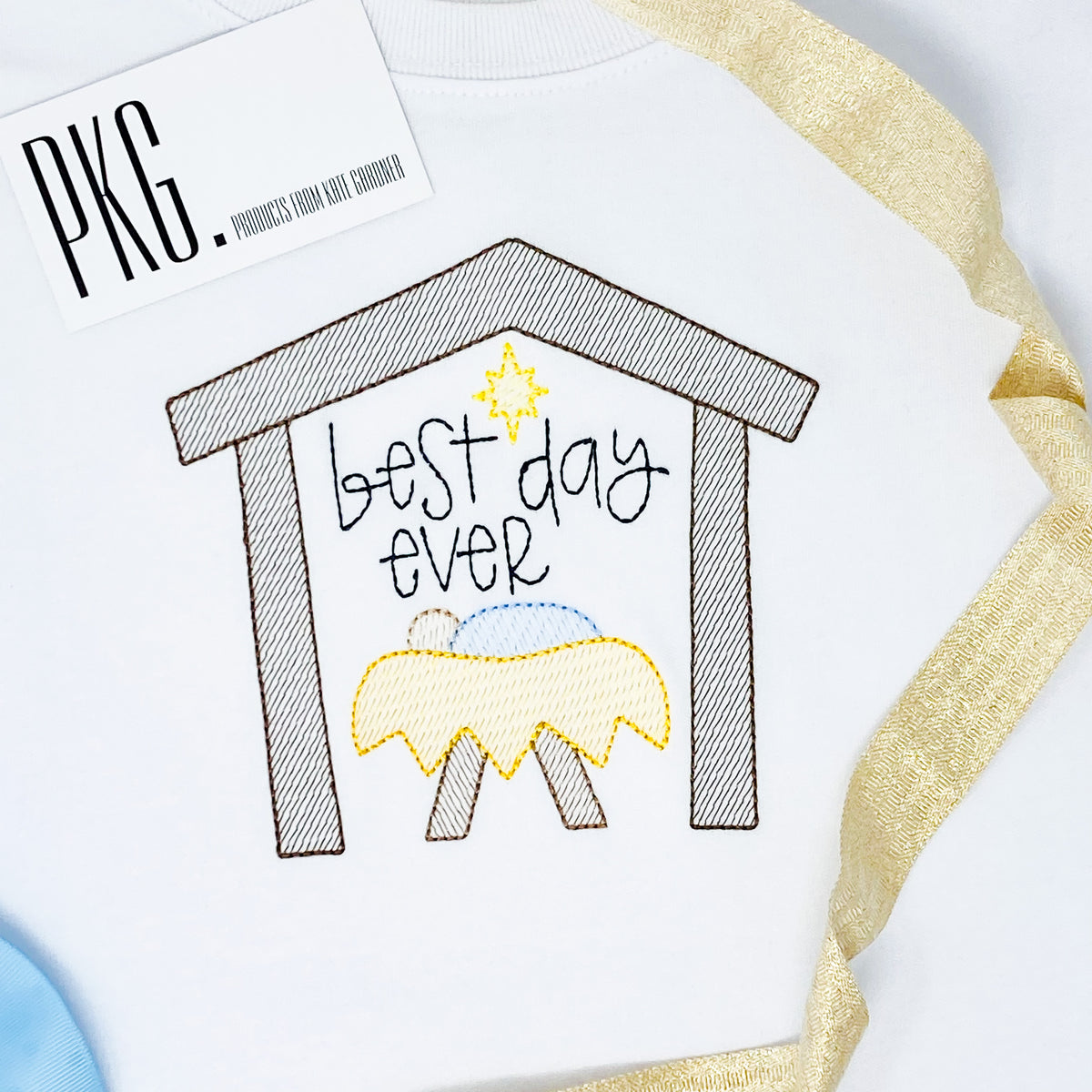 Manger Scene Embroidery