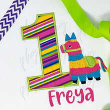 Load image into Gallery viewer, Fiesta Piñata Birthday Number Applique
