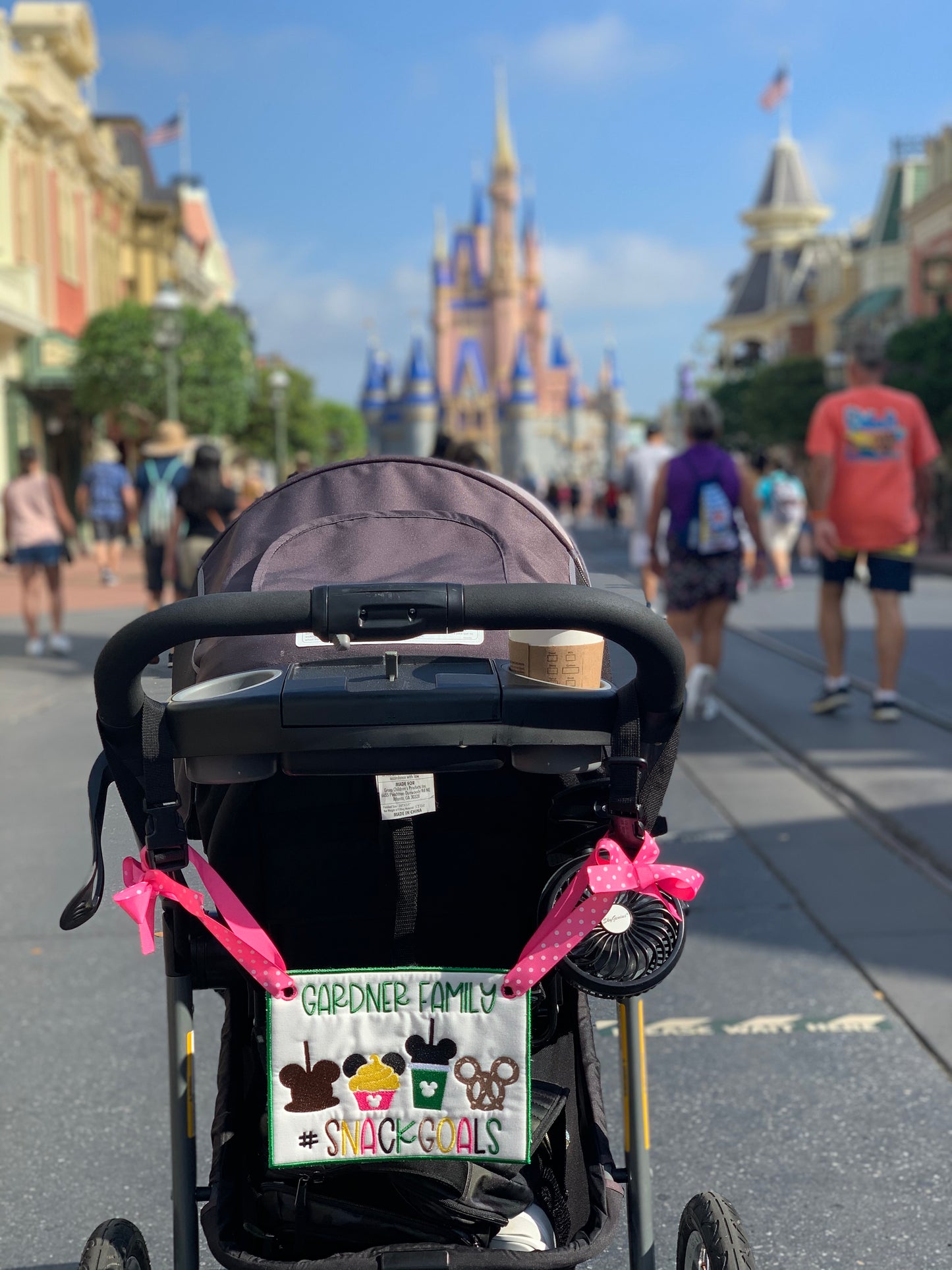 Mouse Snack Goals Stroller Spotter Tag