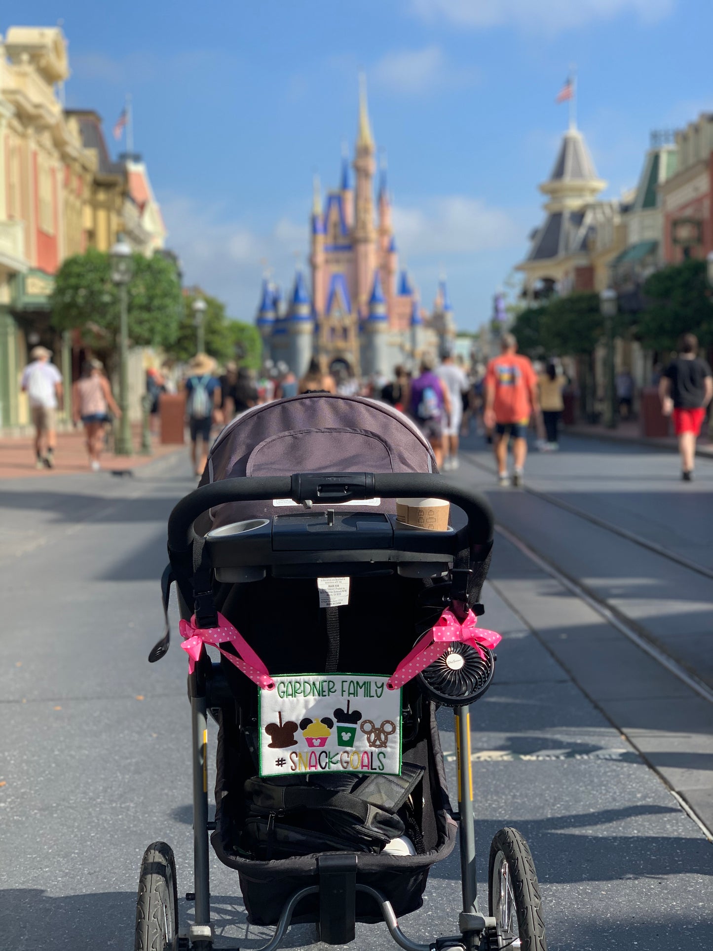 Mouse Snack Goals Stroller Spotter Tag