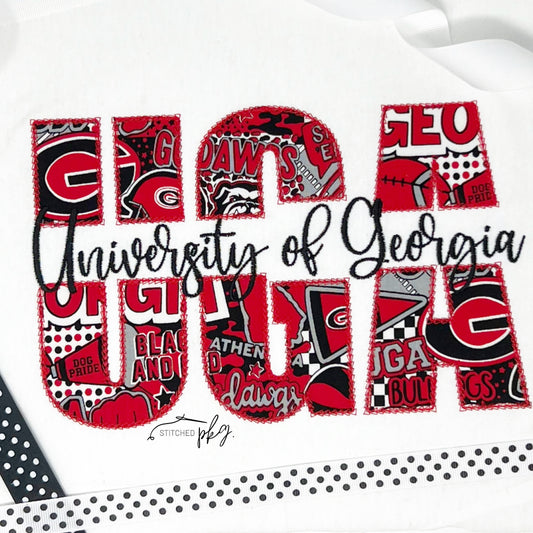 University of Georgia Spirit Applique