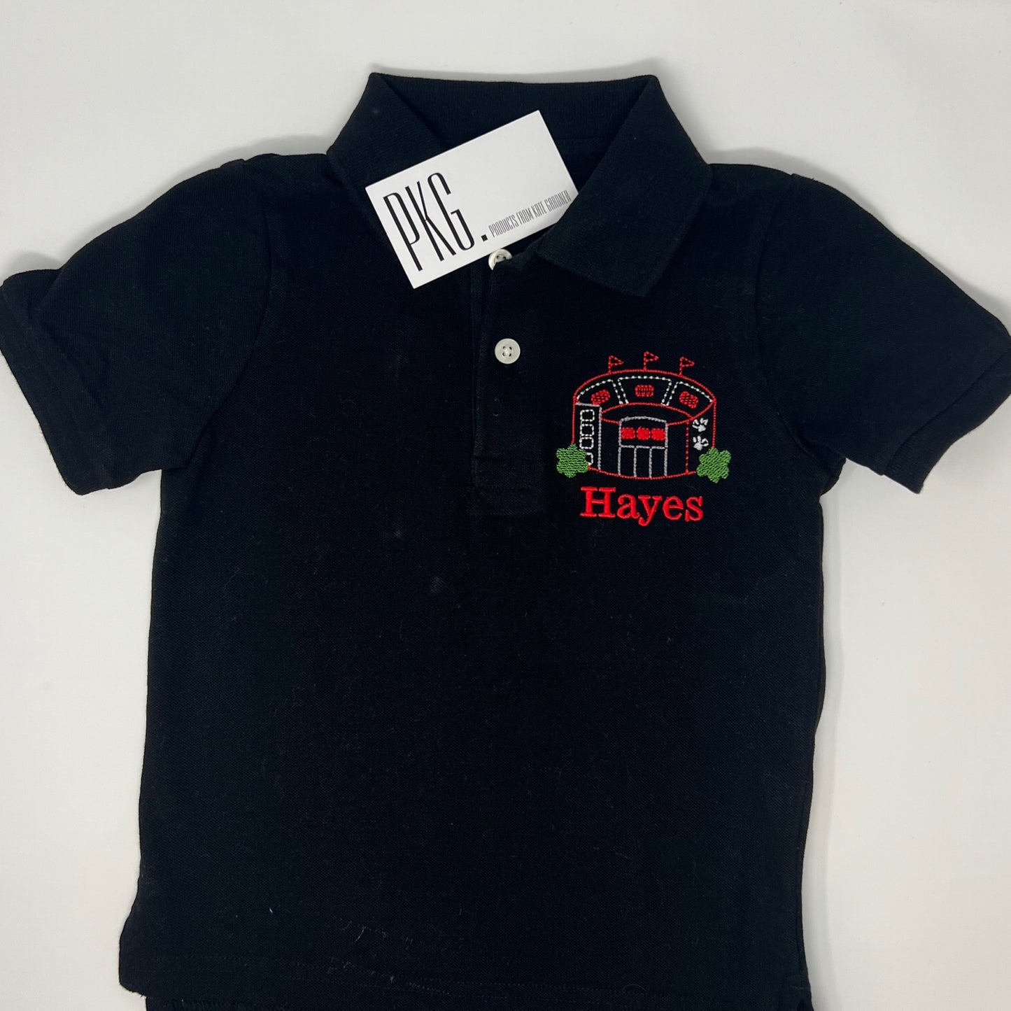 UGA Sanford Stadium Polo Embroidery