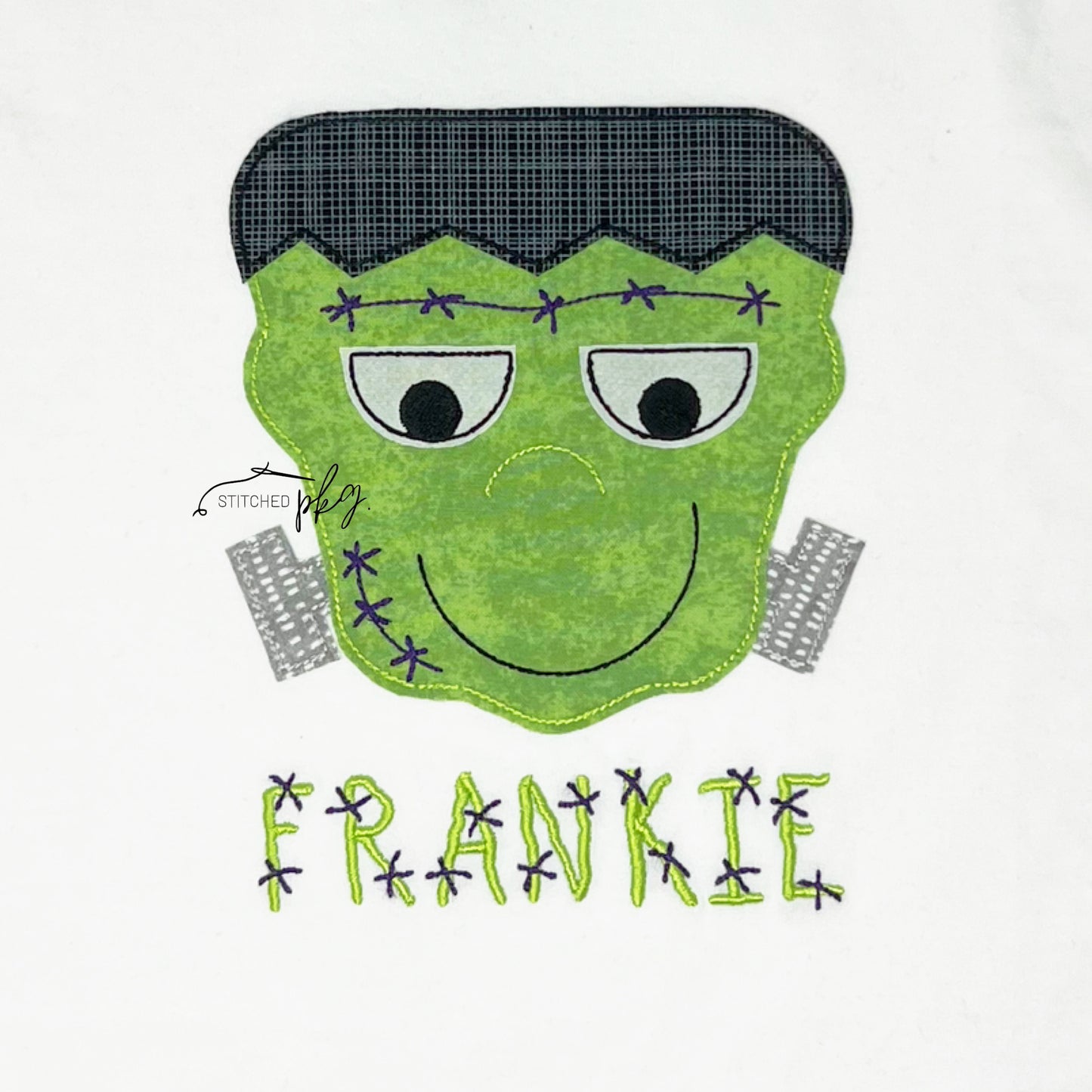 Frankenstein Face Applique