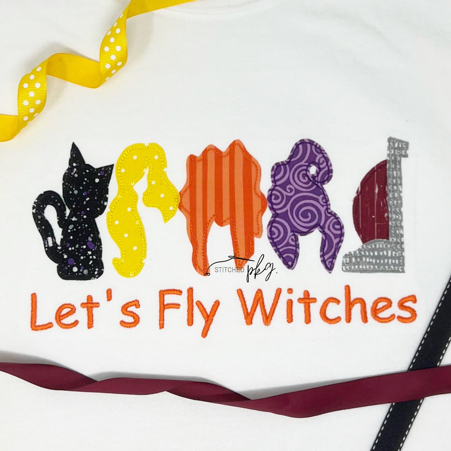 Hocus Witches Applique