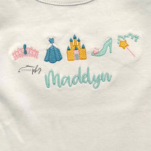 Load image into Gallery viewer, Princess Motif Embroidery
