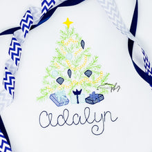 Load image into Gallery viewer, Christmas Tree with Presents Embroidery
