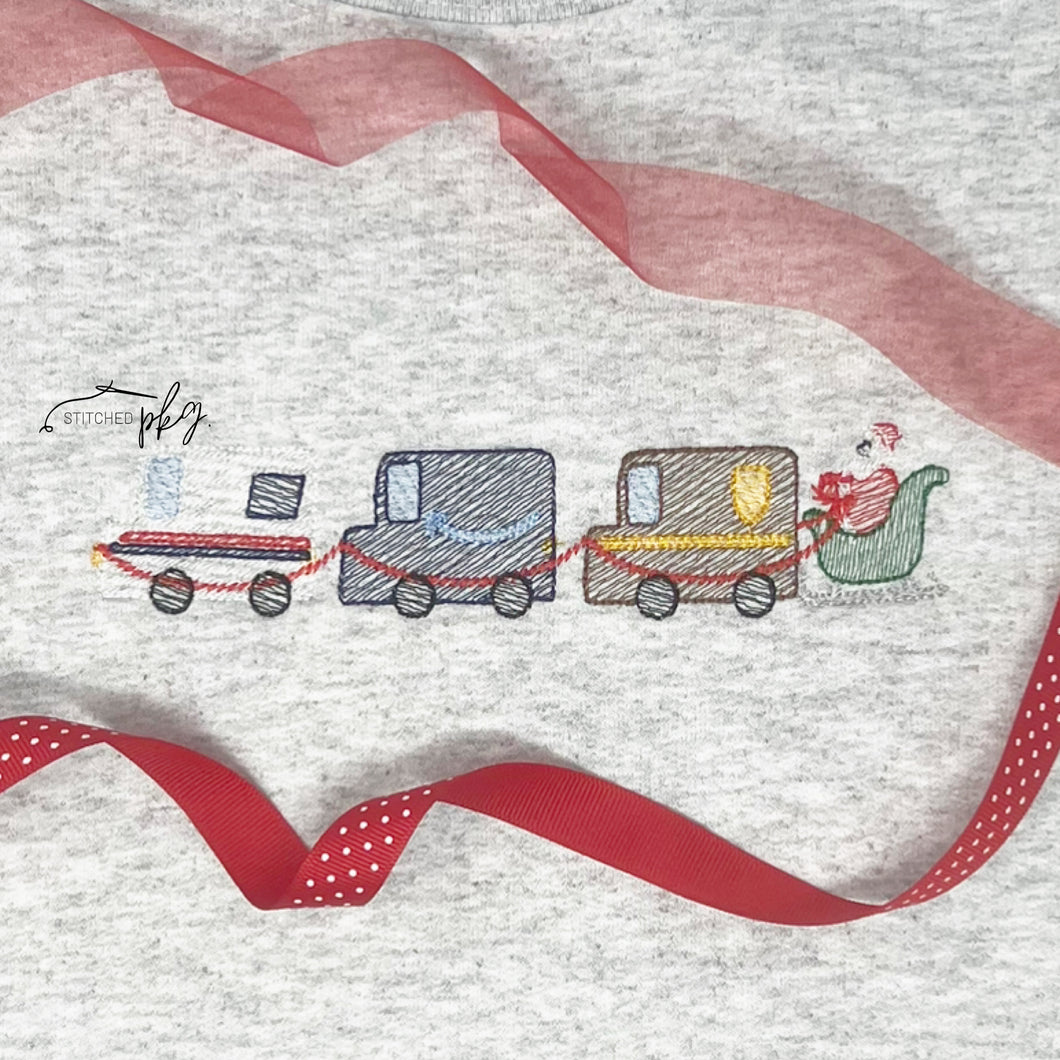 Delivery Truck Trio Embroidery