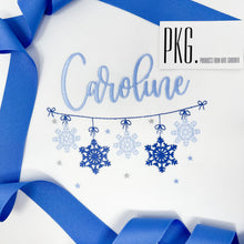Load image into Gallery viewer, Snowflake Garland Embroidery
