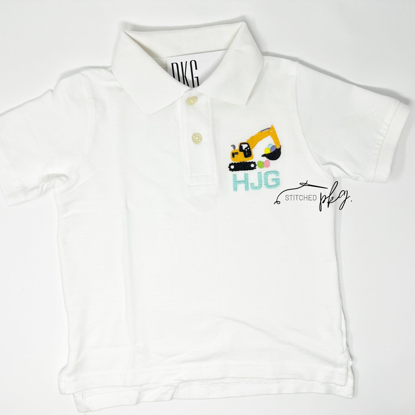 Easter Excavator Monogram Polo Shirt