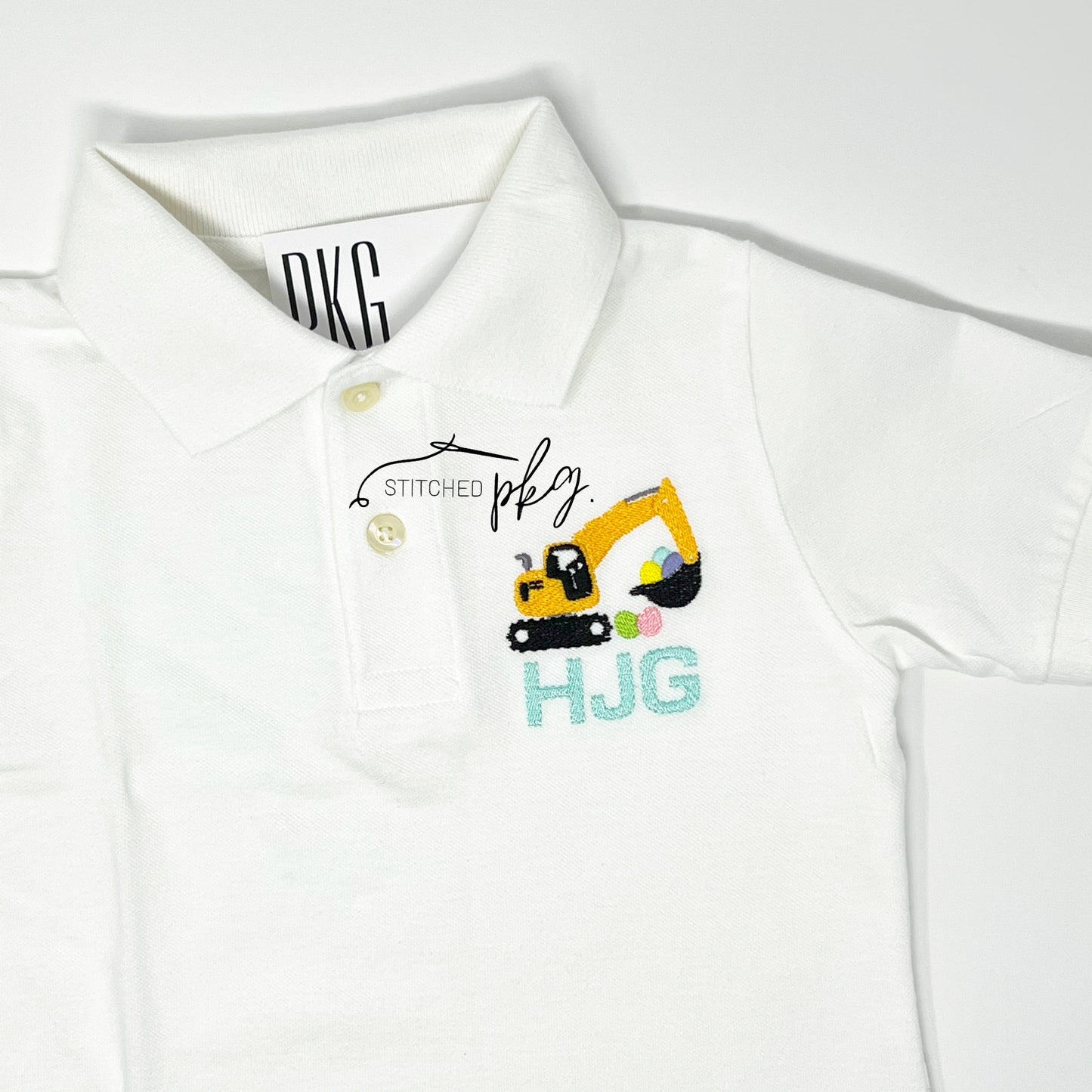 Easter Excavator Monogram Polo Shirt