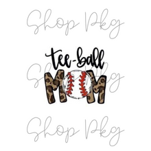Load image into Gallery viewer, Tee Ball Mom Leopard
