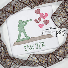 Load image into Gallery viewer, Valentine Soldier Embroidery

