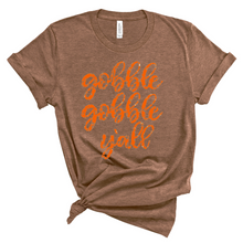 Load image into Gallery viewer, Gobble Gobble Y&#39;all Graphic Tee
