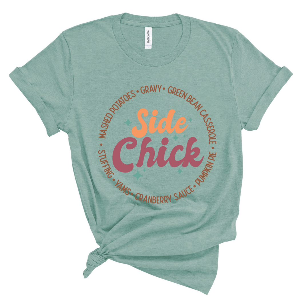 Side Chick Circle Graphic Tee