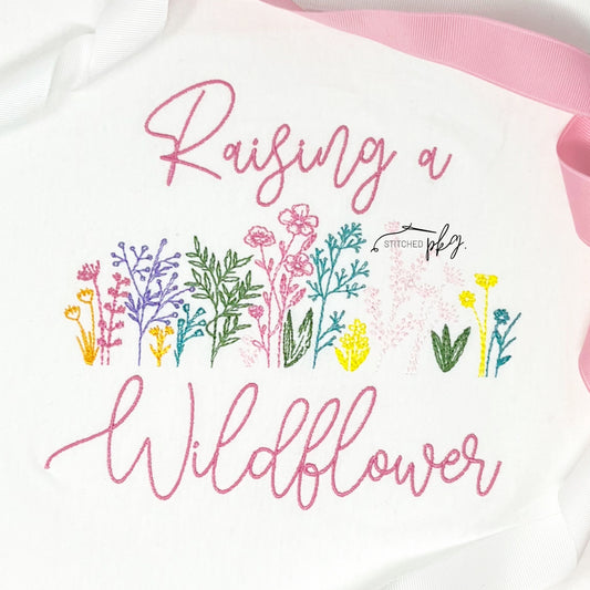 Wild One Raising a Wildflower Parent Shirt