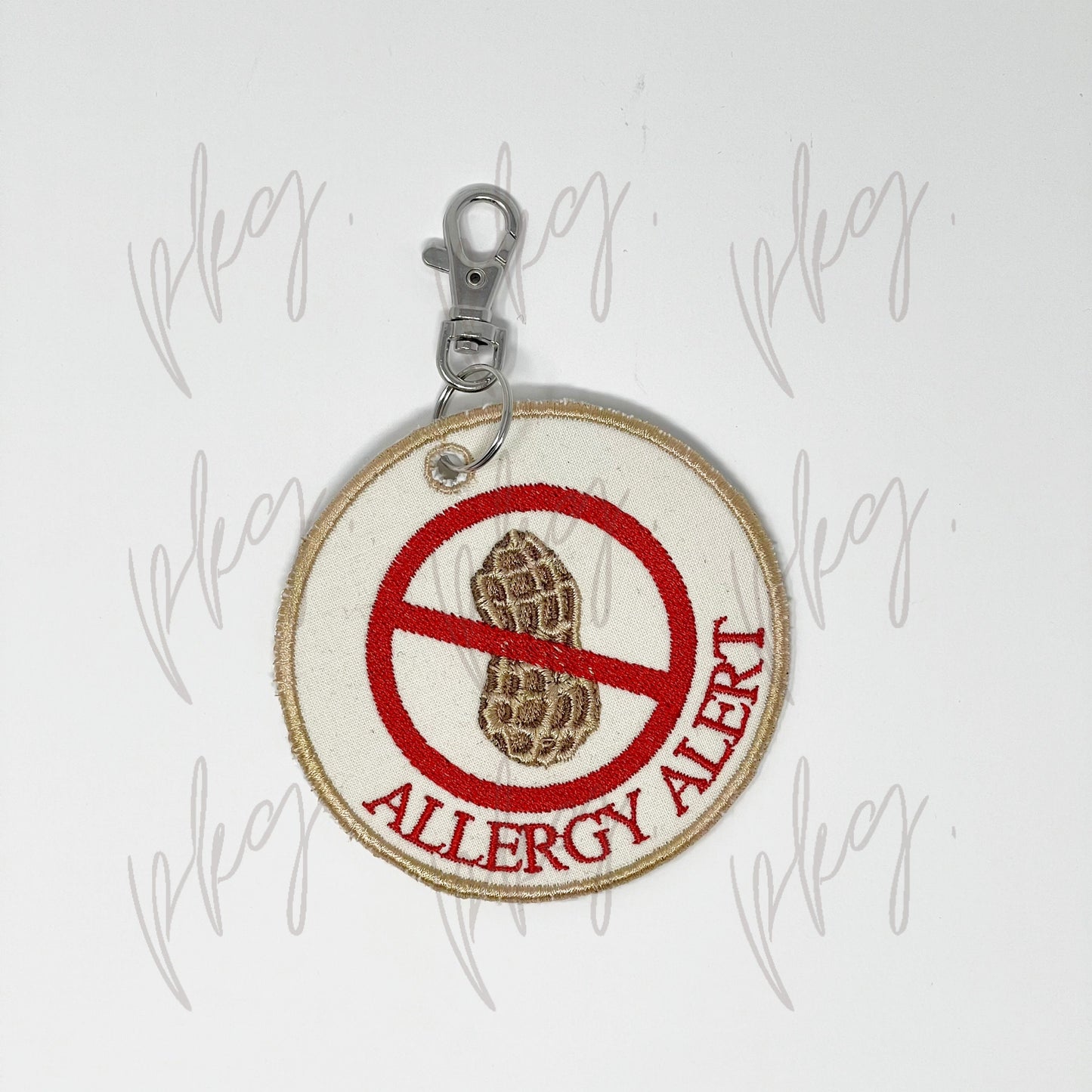 Peanut Allergy Bag Tag