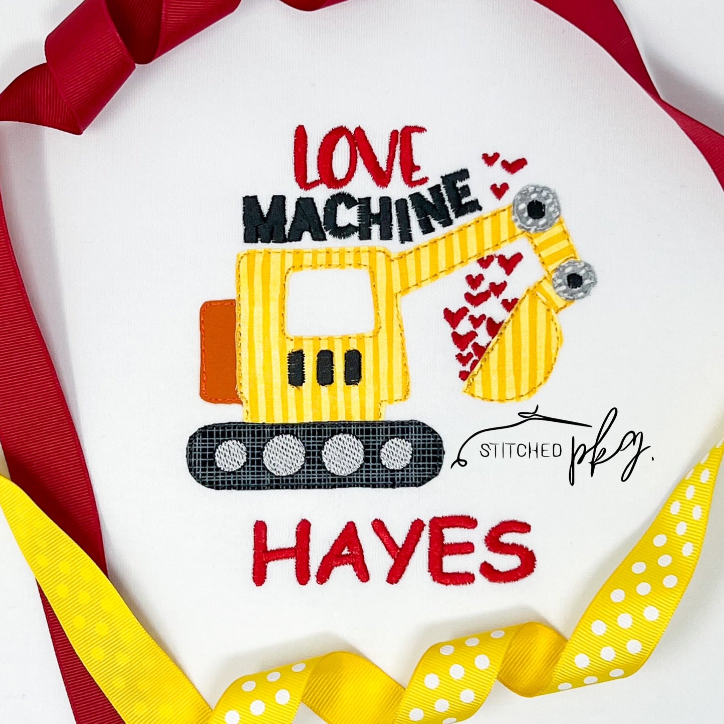 Love Machine Excavator Applique