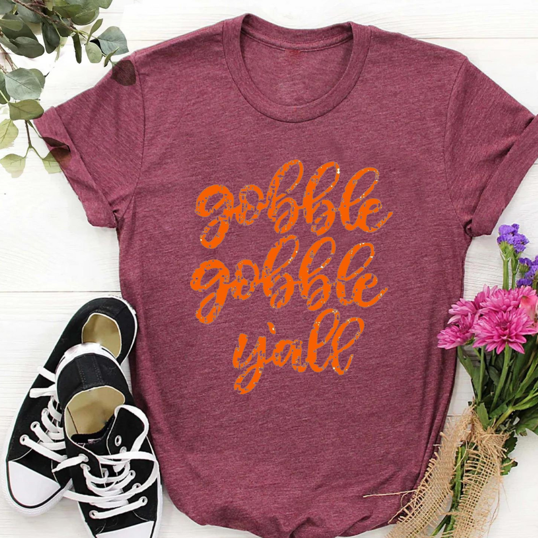Gobble Gobble Y'all Graphic Tee